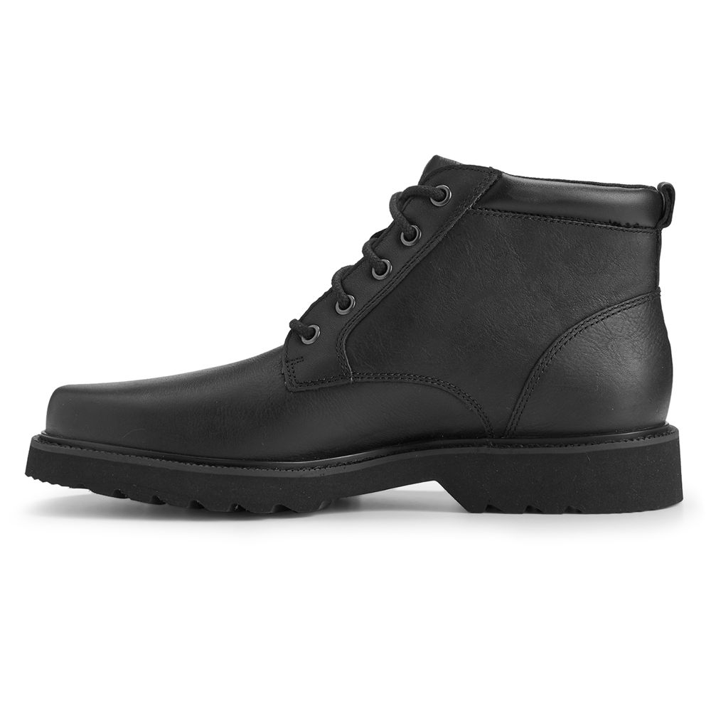 Rockport Singapore Mens Boots - Northfield Waterproof Plain Toe Black - EK9128603